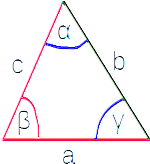 Bild: Dreieck mit Winkeln
